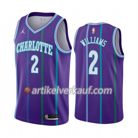 NBA Charlotte Hornets Trikot Marvin Williams 2 Jordan Brand 2019-2020 Hardwood Classics Swingman - Herren